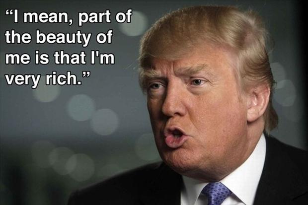 Trump's Terrifying Communication Effectiveness trump rich and beauty